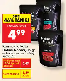 Biedronka Karma dla kota Dolina Noteci, 85 g oferta