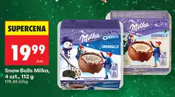 Biedronka Snow Balls Milka 4szt oferta