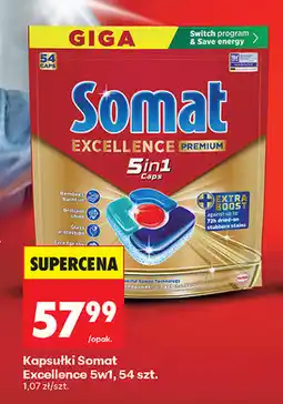 Biedronka Kapsułki Somat Excellence 5w1, 54 szt oferta