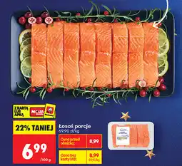 Biedronka Łosoś porcje oferta