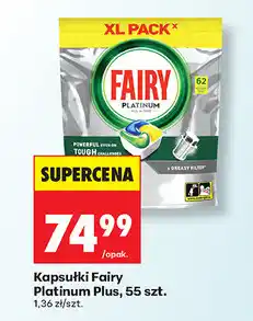 Biedronka Kapsułki Fairy Platinum Plus, 55 szt oferta