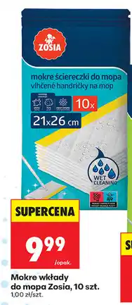 Biedronka Mokre wkłady do mopa Zosia, 10 szt oferta