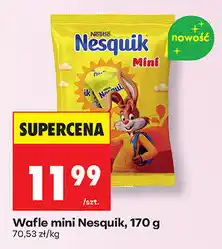 Biedronka Wafle mini Nesquik, 170 g oferta