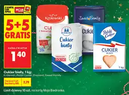Biedronka Cukier biały 1 kg oferta