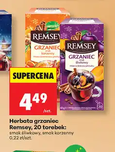 Biedronka Herbata grzaniec Remsey, 20 torebek (smak śliwkowy, smak korzenny) oferta