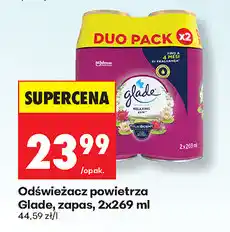 Biedronka Odświeżacz powietrza Glade, zapas, 2x269 ml oferta