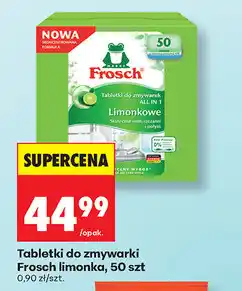 Biedronka Tabletki do zmywarki Frosch limonka, 50 szt oferta