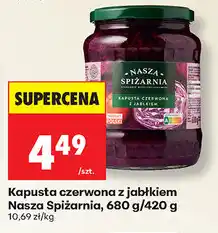 Biedronka Kapusta czerwona z jabłkiem Nasza Spiżarnia, 680 g/420 g oferta