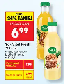 Biedronka Sok Vital Fresh, 750 ml oferta