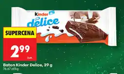 Biedronka Baton Kinder Delice, 39 g oferta
