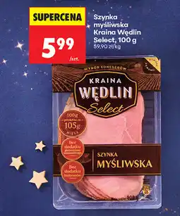 Biedronka Szynka myśliwska Kraina Wędlin Select, 100 g oferta