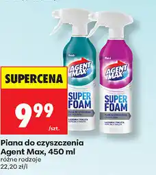Biedronka Piana do czyszczenia Agent Max, 450 ml różne rodzaje oferta