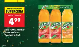Biedronka Sok 100% jabłko-pomarańcza Tymbark, 3x1 l oferta