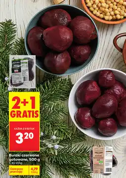 Biedronka Buraki czerwone gotowane 500g oferta