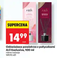Biedronka Odświeżacz powietrza Aril Exclusive, 100 ml różne rodzaje oferta
