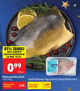Biedronka Karp polski płat oferta