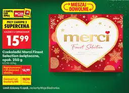 Biedronka Czekoladki Merci Finest Selection świąteczne 250g oferta