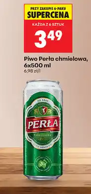 Biedronka Piwo Perła chmielowa, 6x500 ml oferta