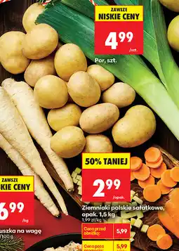 Biedronka Ziemniaki polskie sałatkowe, opak. 1,5 kg oferta