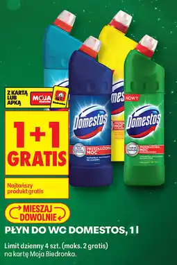 Biedronka Domestos płyn do WC 1L oferta