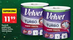 Biedronka Ręcznik papierowy Velvet Turbo, 340 listków oferta