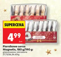 Biedronka Piernikowe serca Magnetic, 180 g/190 g (glazurowane, lukrowane) oferta