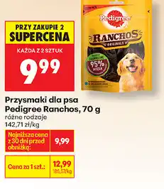Biedronka Przysmaki dla psa Pedigree Ranchos, 70 g oferta
