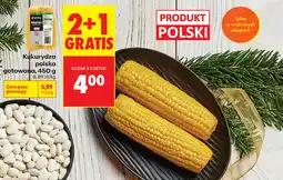 Biedronka Kukurydza polska gotowana, 450 g oferta