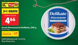 Biedronka Serek Mascarpone Delikate, 250 g oferta