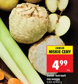 Biedronka Seler korzeń na wagę oferta