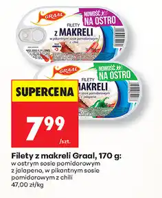 Biedronka Filety z makreli Graal, 170 g oferta