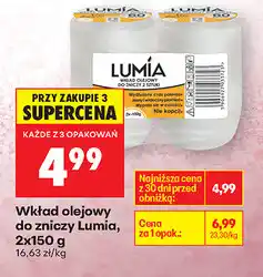 Biedronka Wkład olejowy do zniczy Lumia, 2x150 g oferta