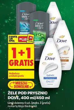 Biedronka Żele pod prysznic Dove, 400 ml/450 ml oferta