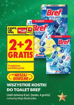 Biedronka Bref kostki do toalety oferta