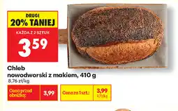 Biedronka Chleb nowodworski z makiem, 410 g oferta