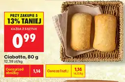 Biedronka Ciabatta, 80 g oferta