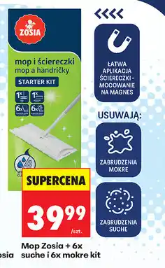 Biedronka Mop i ściereczki mop & handricky STARTER KIT Zosia oferta