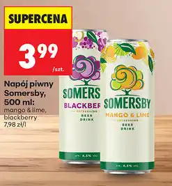 Biedronka Napój piwny Somersby, 500 ml (Blackberry, Mango & Lime) oferta