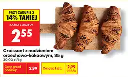 Biedronka Croissant z nadzieniem orzechowo-kakaowym, 85 g oferta