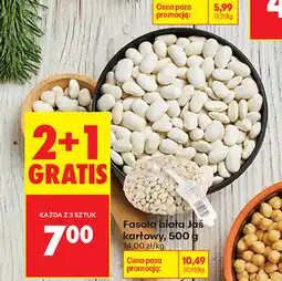 Biedronka Fasola biała Jaś karłowy, 500 g oferta