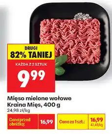 Biedronka Mięso mielone wołowe Kraina Mięs, 400 g oferta