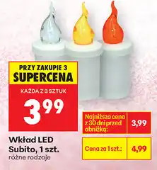 Biedronka Wkład LED Subito, 1 szt., różne rodzaje oferta
