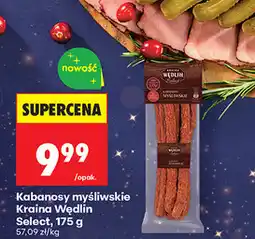 Biedronka Kabanosy myśliwskie Kraina Wędlin Select, 175 g oferta