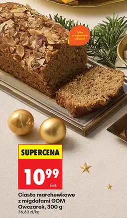 Biedronka Ciasto marchewkowe z migdałami GOM Owczarek, 300 g oferta