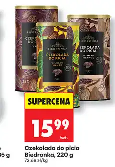 Biedronka Czekolada do picia Biedronka, 220 g oferta