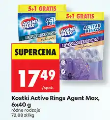 Biedronka Kostki Active Rings Agent Max, 6x40 g różne rodzaje oferta