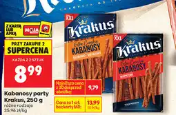 Biedronka Kabanosy party Krakus, 250 g oferta