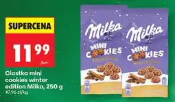 Biedronka Ciastka mini cookies winter edition Milka, 250 g oferta