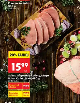 Biedronka Schab wieprzowy kotlety, Mega Paka, Kraina Mięs, 680 g oferta