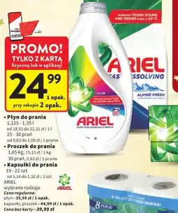 Intermarche Ariel płyn do prania oferta
